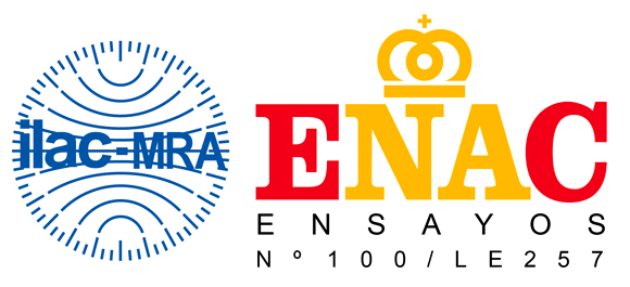 Logotipo de ENAC que acredita que el Laboratorio Climático de ITAINNOVA puede realizar este tipo de ensayos