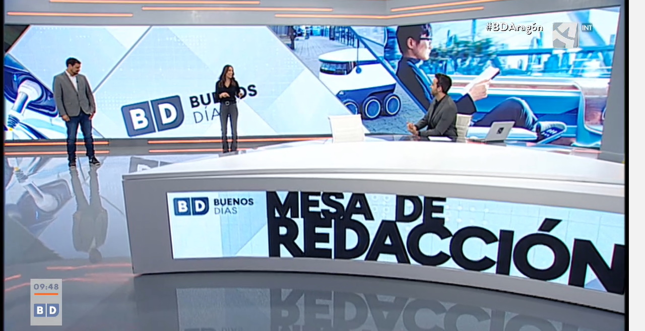 ITAINNOVA participa en Aragón TV sobre cómo será el vehículo del futuro y en la SER sobre cómo será el Hyperloop