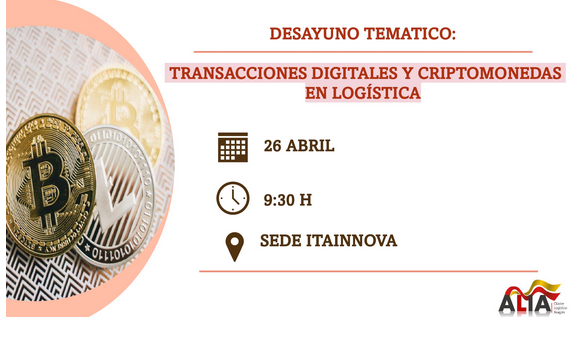Jornada sobre Transacciones digitales y criptomonedas en Logística, en ITAINNOVA