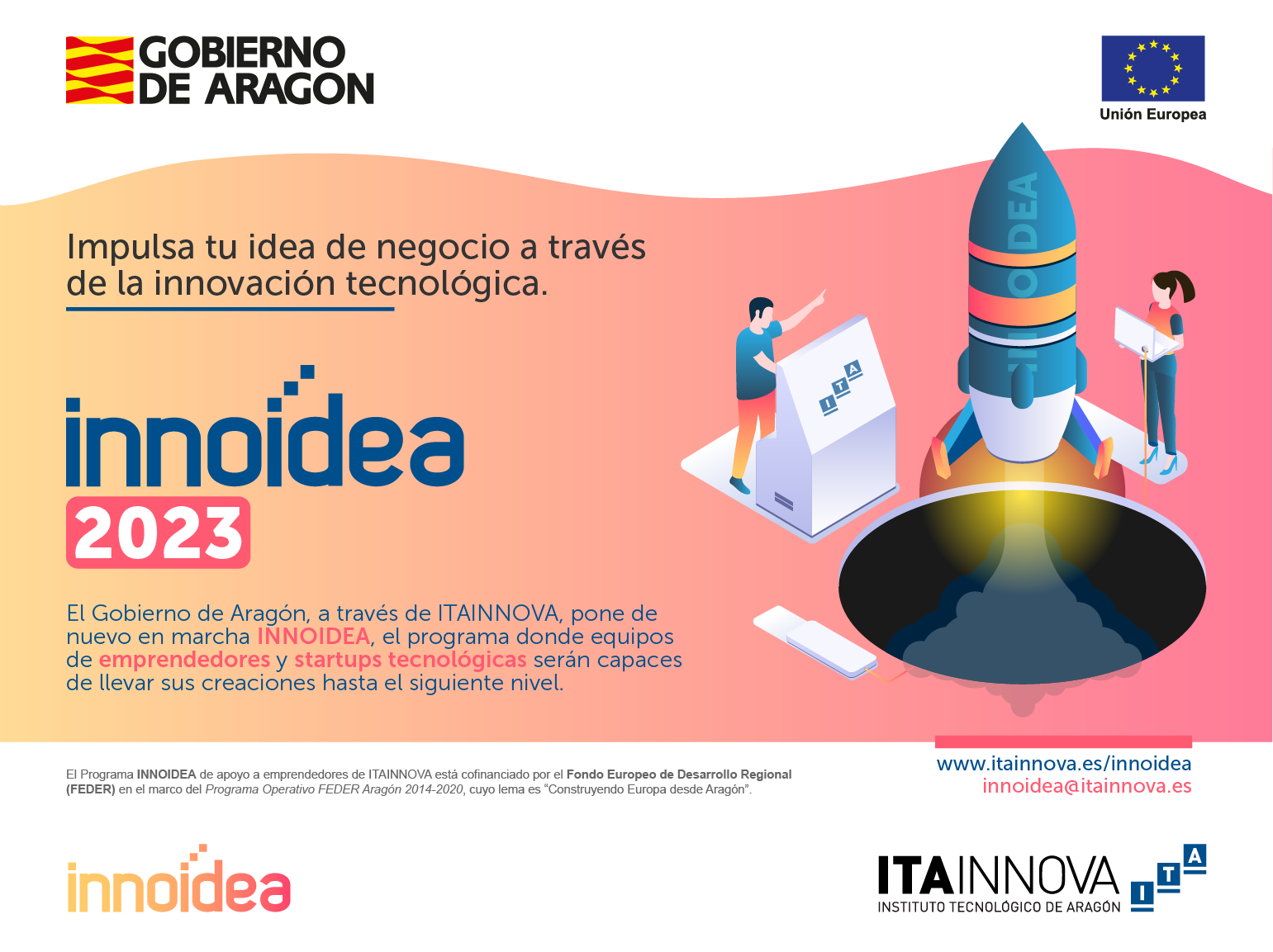 <strong>ITAINNOVA pone en marcha una nueva edición de INNOIDEA dirigida a emprendedores y start-ups tecnológicas</strong>