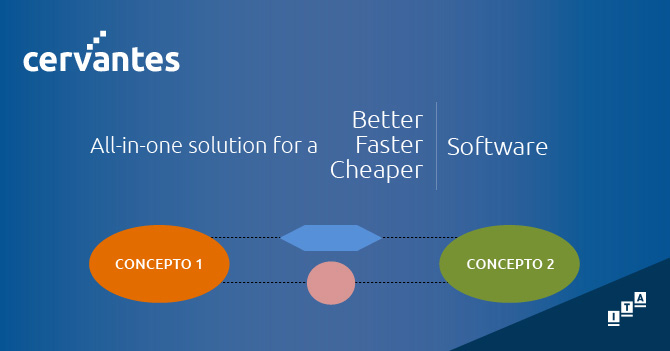 Cervantes, solución integral para un software mejor, más rápido y más barato.