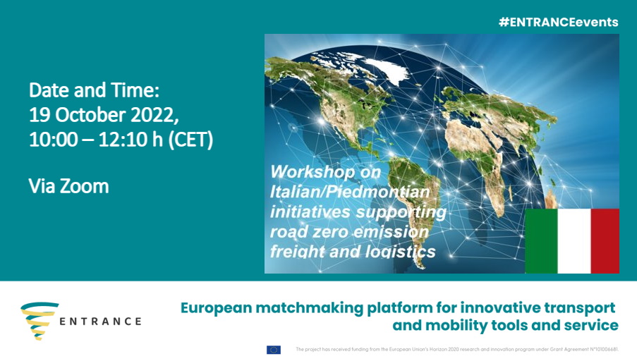 El proyecto Entrance genera un espacio europeo común para soluciones innovadoras en movilidad y alcanzar una UE climáticamente neutra en 2050