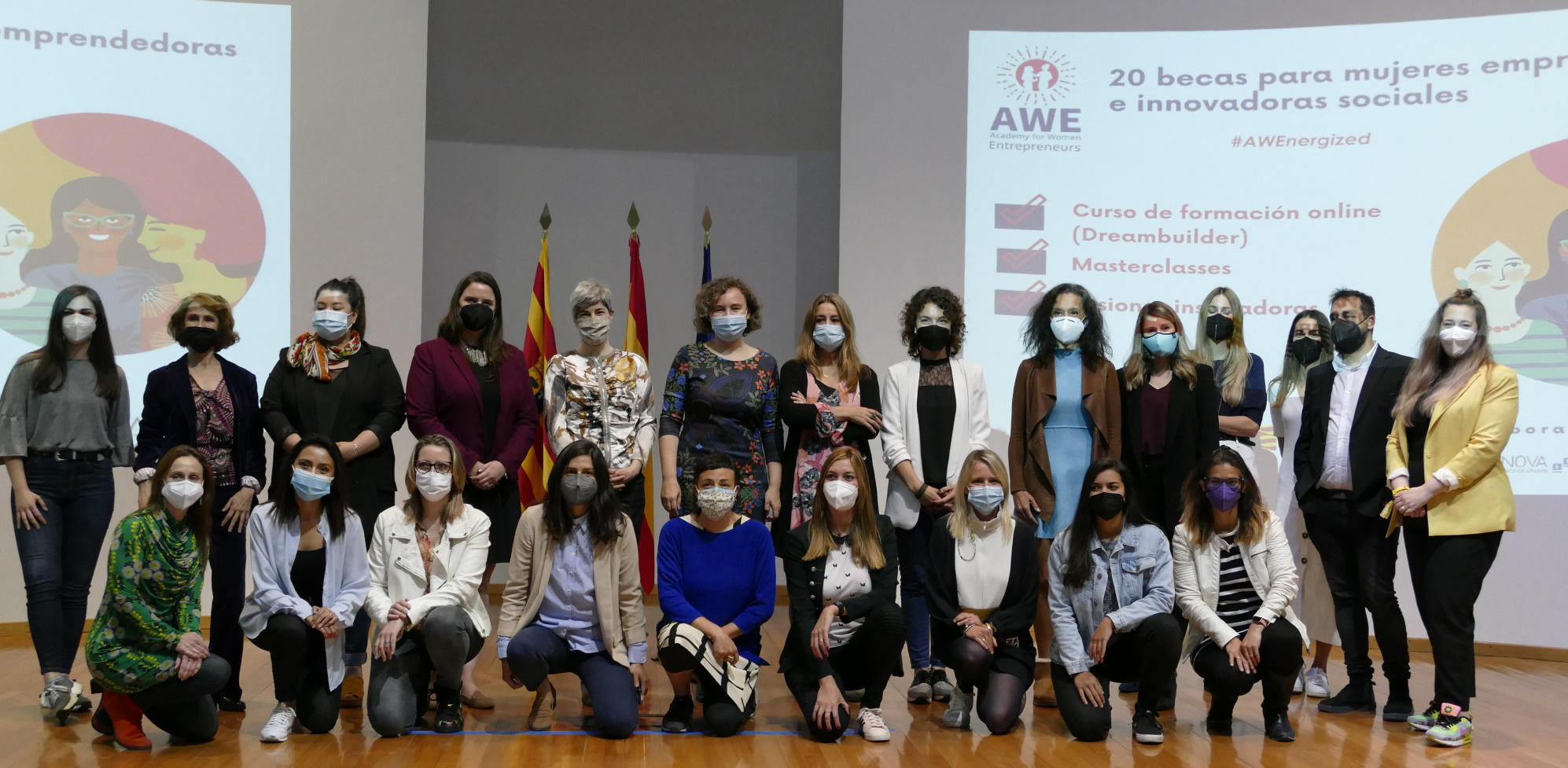 Veinte mujeres de Aragón inician una formación empresarial financiada por Estados Unidos