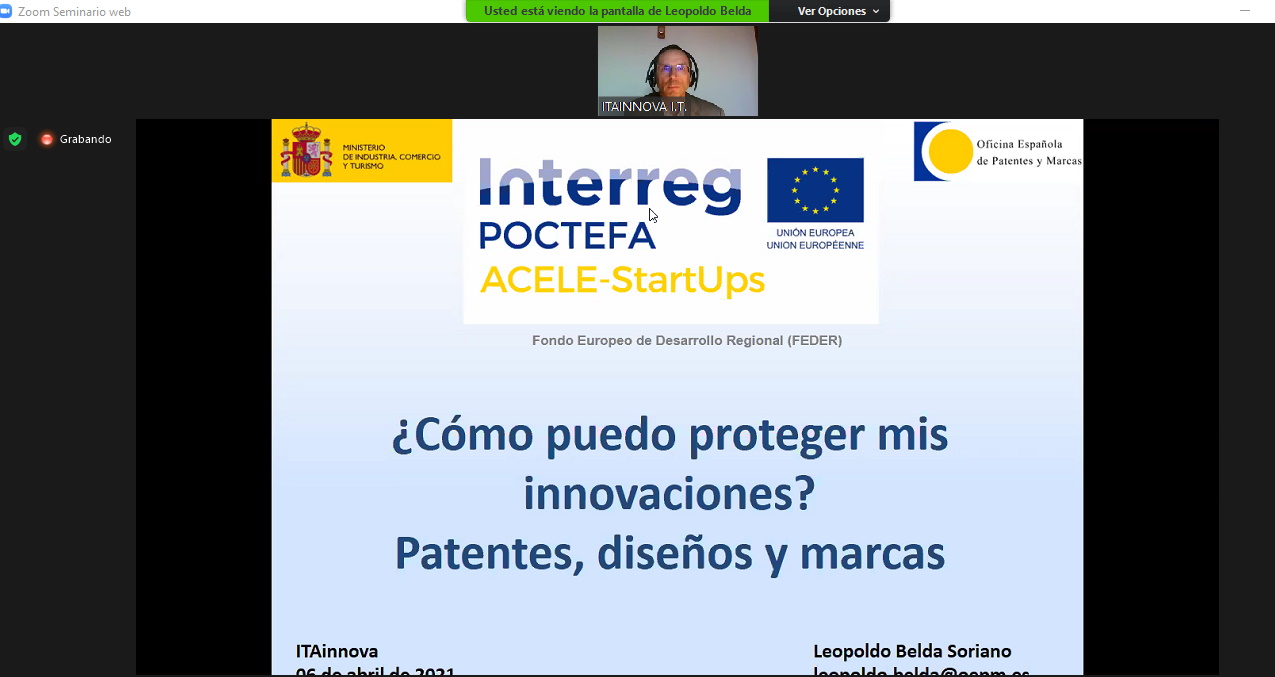 ITAINNOVA ha celebrado una jornada sobre cómo proteger el talento y la gestión de la propiedad industrial