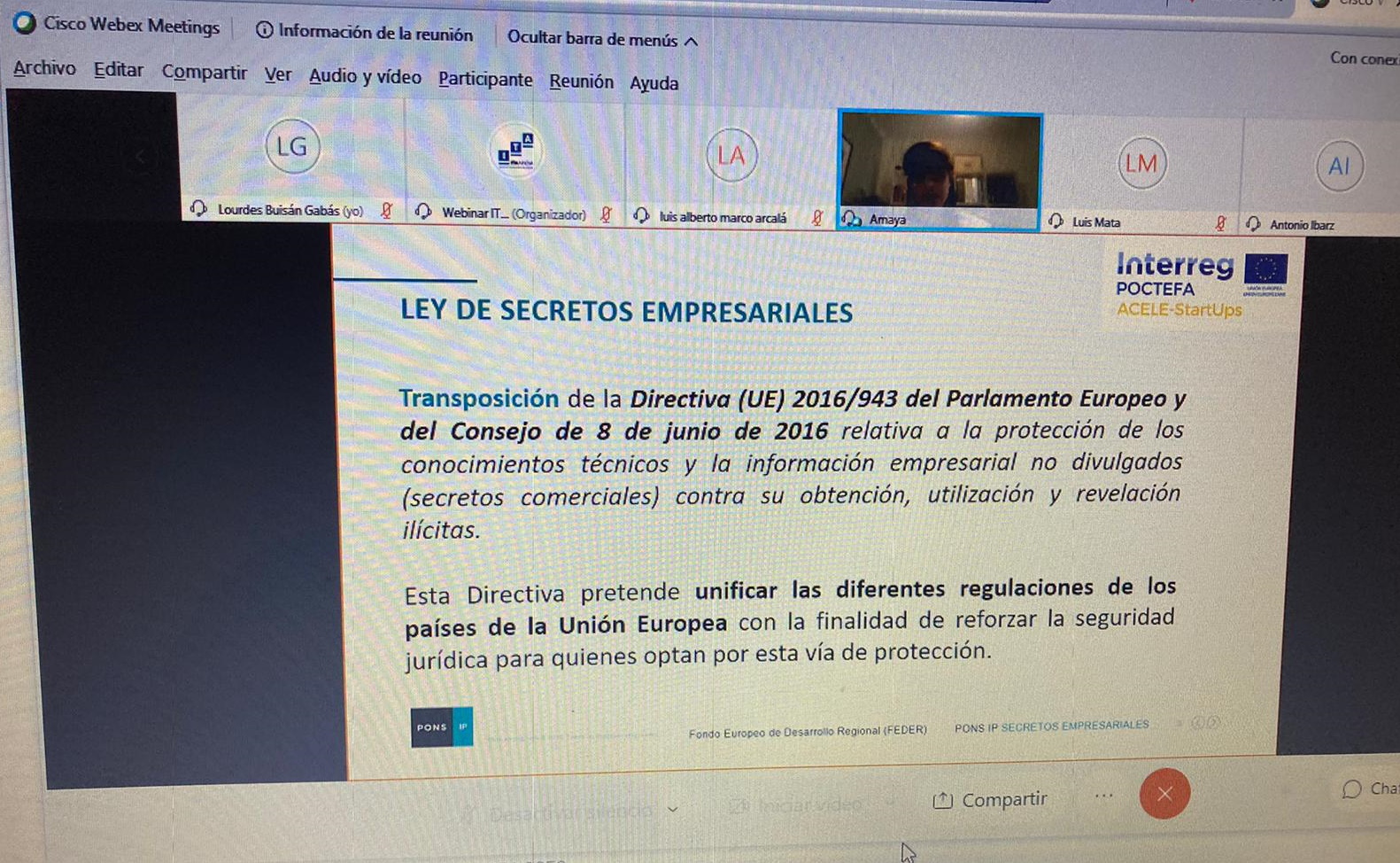 ITAINNOVA organiza un seminario para dar a conocer a las empresas cómo proteger los secretos empresariales