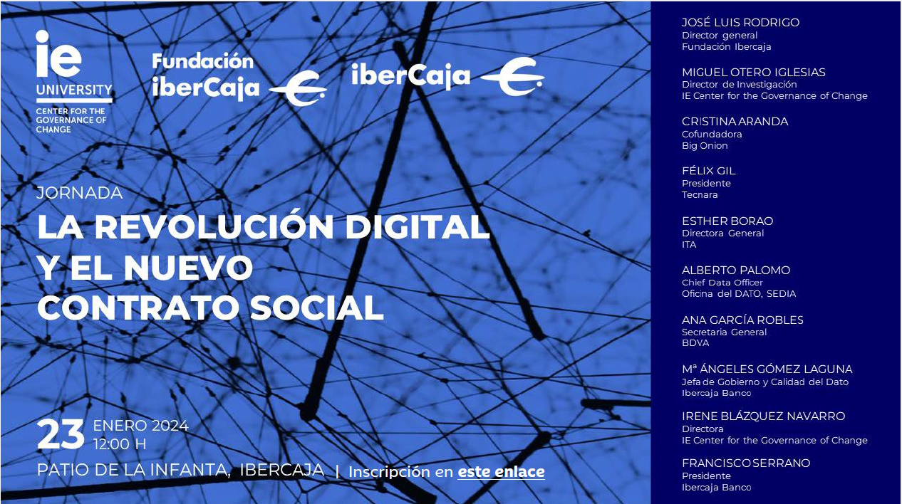Esther Borao participa en la jornada «La revolución digital y el nuevo contrato social»