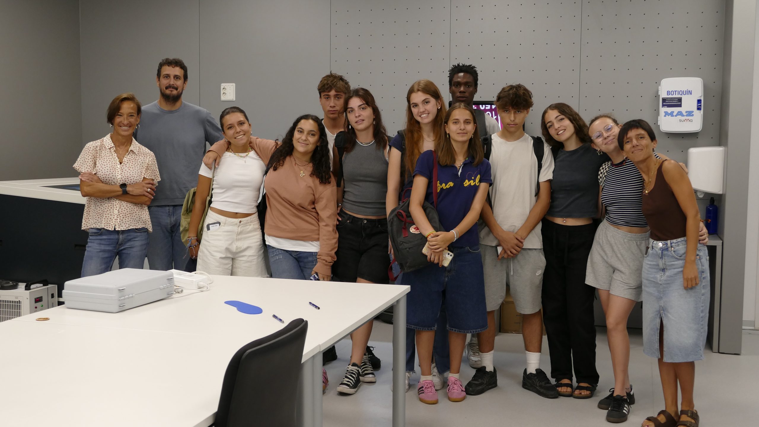 Visita al ITA de un grupo de estudiantes italianos de agrotecnología