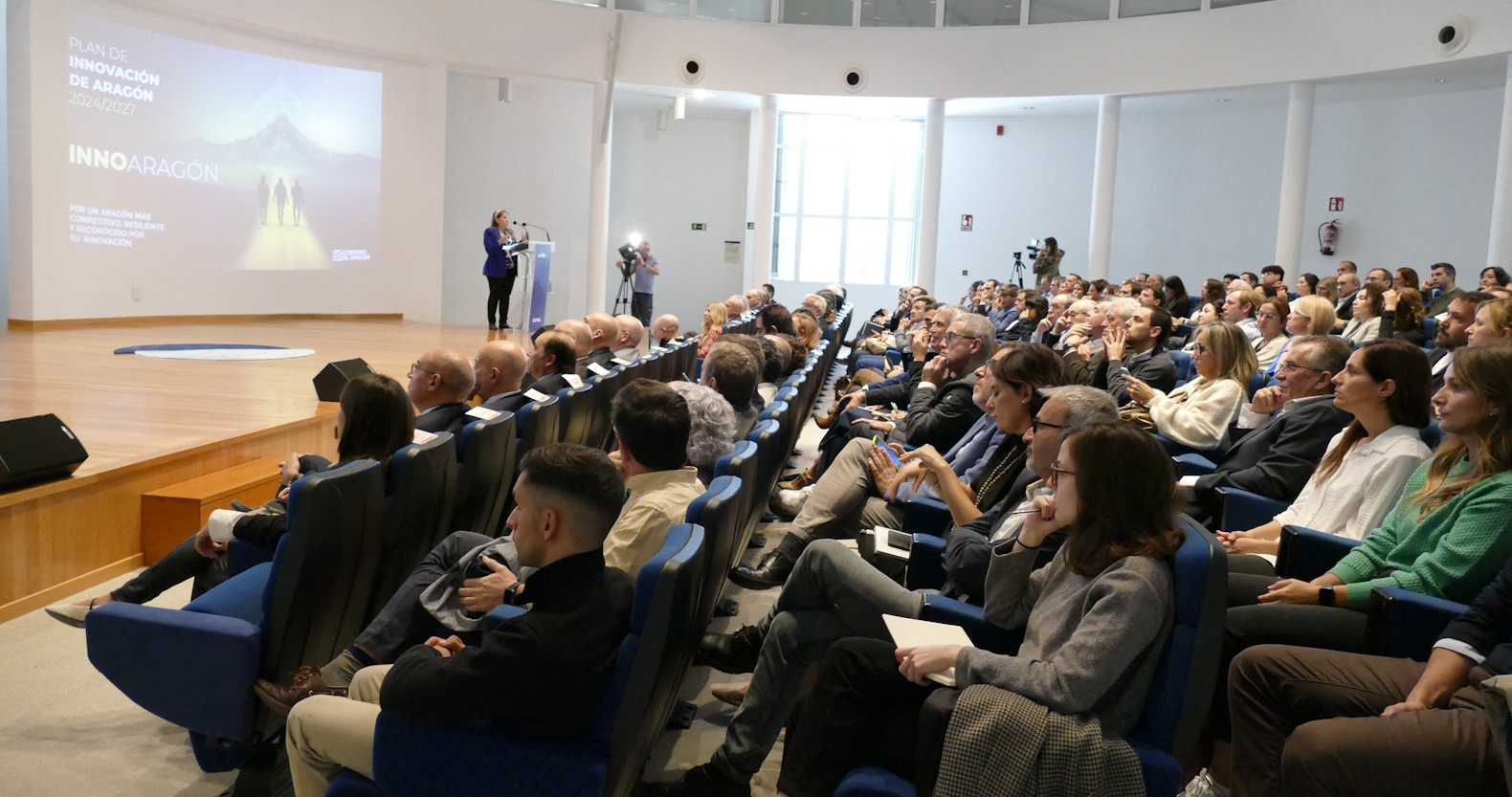 El ITA acoge la presentación del Plan de Innovación del Gobierno de Aragón