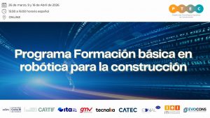 Programa Formación básica en robótica para la contrucción