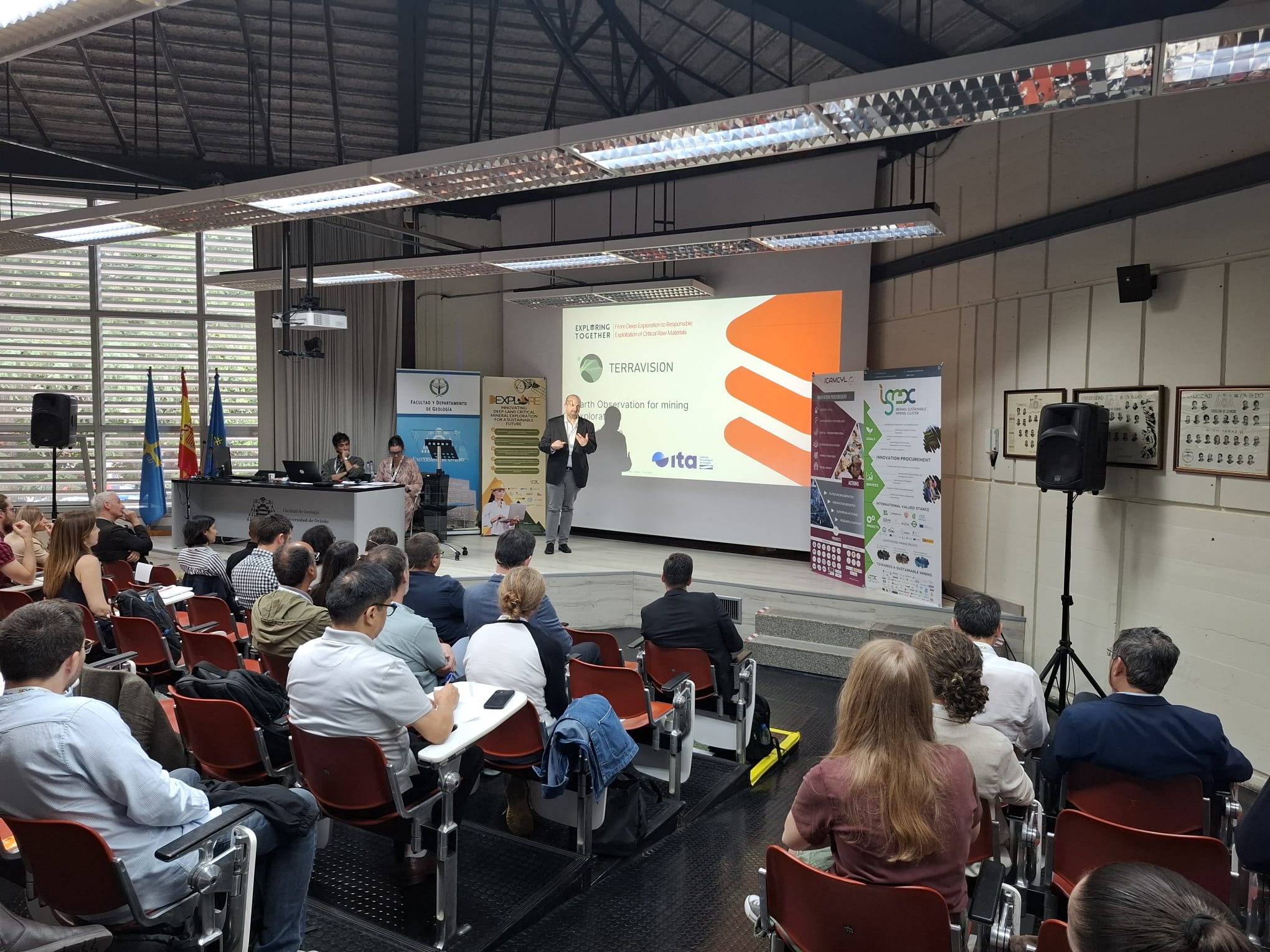 El ITA presenta en Oviedo los avances del proyecto europeo TERRAVISION para una minería más sostenible basada en observación de la Tierra e inteligencia artificial