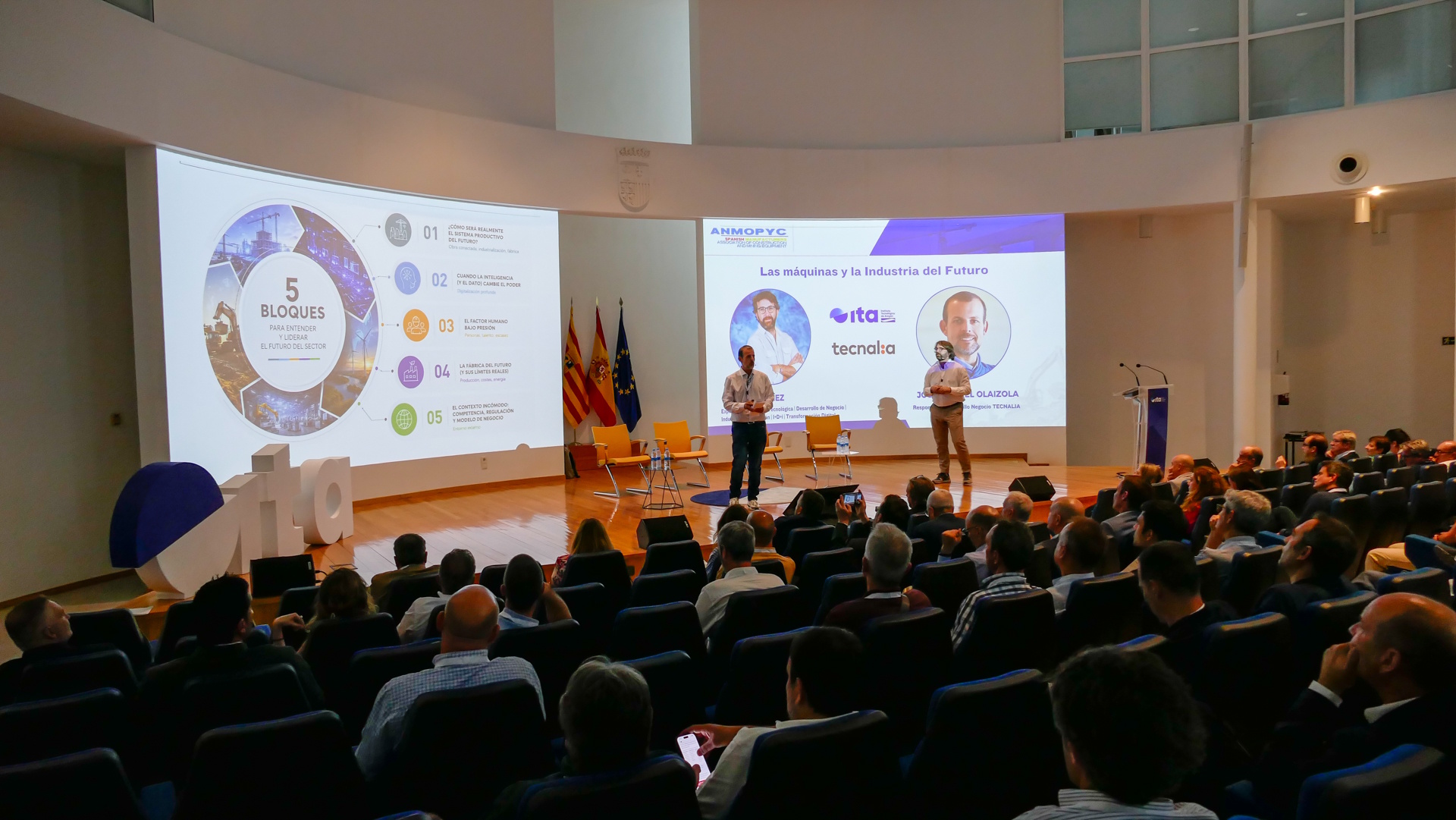 El ITA acoge la 46ª Asamblea General de ANMOPYC y participa en el análisis de los retos tecnológicos del sector